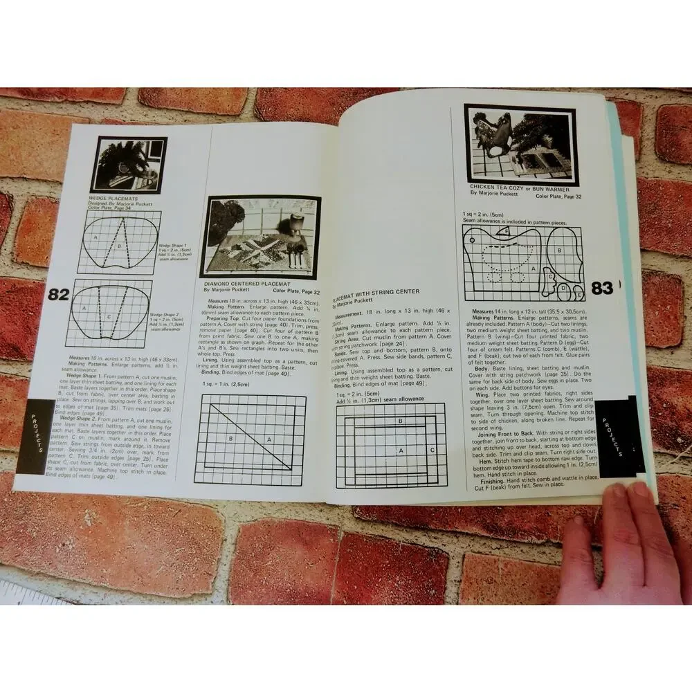 STRING QUILTS 'N THINGS by Marjorie Puckett‎  Quilting Book  Retro 70s Vtg 1979
